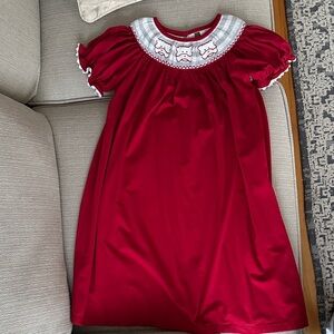 Banana split bulldog smocked dress University of Georgia